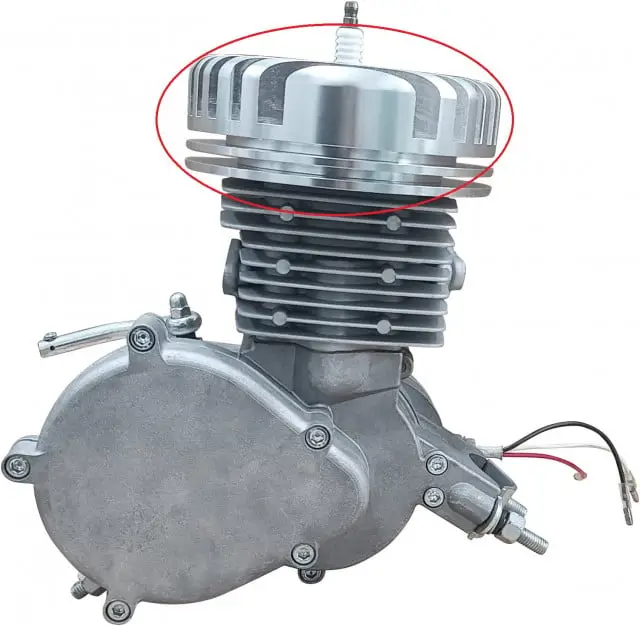 Chiulasa kit motor bicicleta TUNING 80cc (model 1) - imagine 4