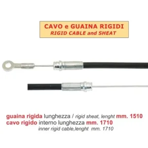 Cablu schimbator viteze Vespa PK 50 XL FL (90-) - PK 50 XL HP (91) - PK 50 XL N - PK 50 XL2 - PK 125 N NUOVO (90-91) - PK 125 XL2 (90-)