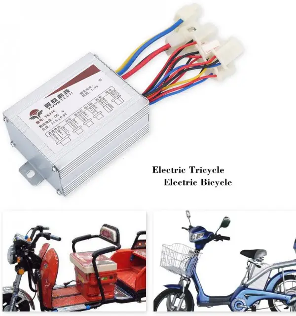 Controller bicicleta electrica 24V 800w (motor cu perii) - imagine 2