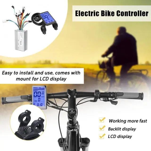 Display LCD-M5 + controller bicicleta electrica (36V, 48V - 500W) - imagine 4