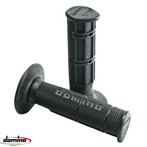 Set mansoane cross - enduro - trial (off road) Domino - culoare: negru (lungime: 120-123 mm)