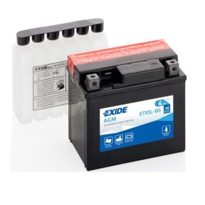 Baterie moto 12V 4AH (YTX5L-BS) AGM fara mentenanta (sigilata) Exide