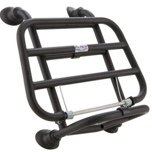 Portbagaj negru lucios fata Vespa Primavera - Primavera Touring - Sprint - Sprint Sport (13-19) 50-125-150cc - culoare: negru lucios