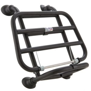 Portbagaj negru mat fata Vespa Primavera - Primavera Touring - Sprint - Sprint Sport (13-19) 50-125-150cc - culoare: negru mat