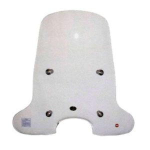 Parbriz mare (inalt) transparent Piaggio Liberty (97-05) 2T-4T AC 50-125-150cc - tije fixare cromate