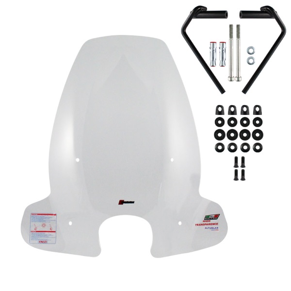 Parbriz mare transparent Piaggio Liberty 50 ie IGET 3V (16-22) 4T AC 50cc - Liberty ie IGET 3V ABS (16-22) 4T AC 125-150cc
