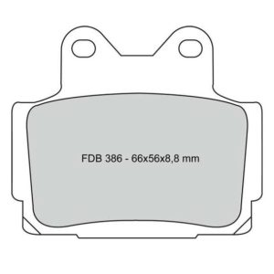 Set placute frana Ferodo FDB386P - Yamaha FZR 400 - FZS 600 - TZR 150-250 TDR 250 - RD 350 - XJ 600 Diversion - SRX 600