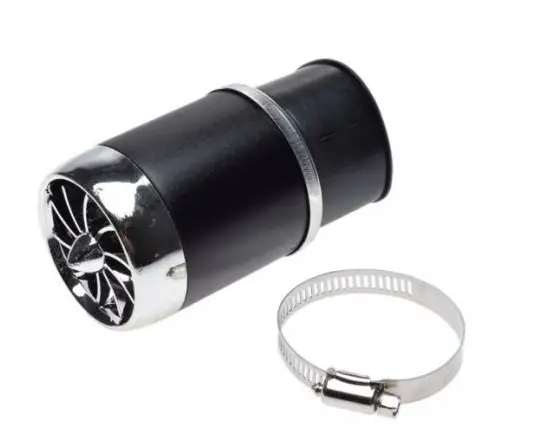Filtru aer sport scuter 26mm-48mm (negru)