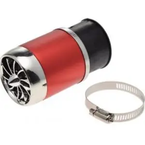 Filtru aer sport scuter 26mm-48mm (rosu)