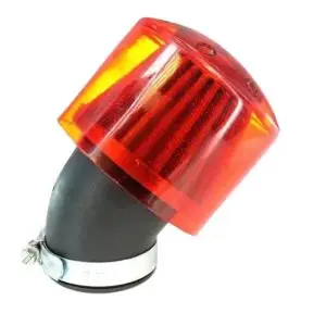 Filtru aer sport scuter (cu cot si protectie plastic) 35mm