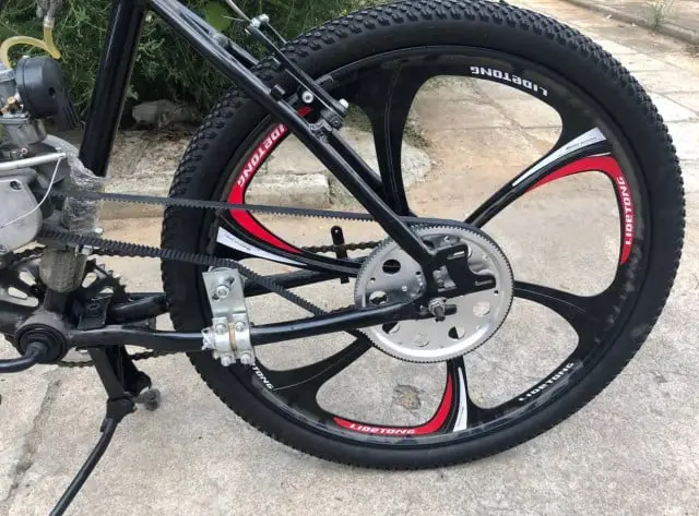 Kit conversie curea transmisie motor bicicleta (2 timpi) - imagine 3