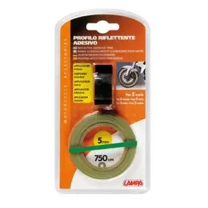 Dunga (banda) adeziva verde pentru roata (janta) cu adaptor (latime: 5 mm; lungime: 750 cm)