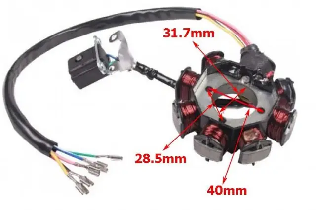 Magnetou ATV CG 125 - CG200 (8 bobine 5 fire) - imagine 3