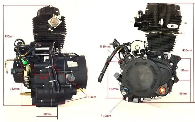 Motor complet CG125cc (cutie de viteze 5+0) - imagine 5