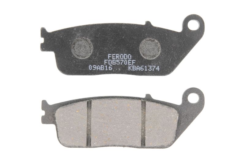 Lichidare: Plăcuțe de frână față/spate, destinație: drum-motocicletă/scutere mici, material: eco friction-EF, 102x102x8,3mm se potrivește: HONDA CB, CBR, CMX, NSS 125/300/500 2013-2019