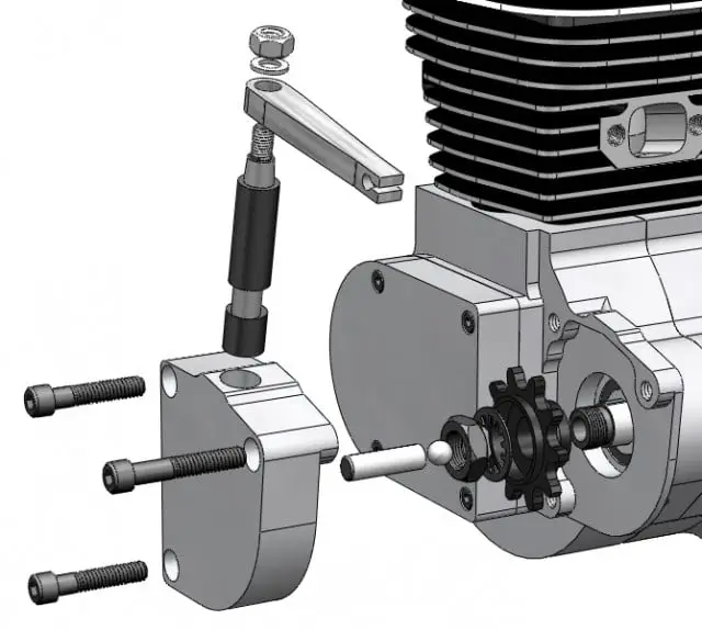 Pinion kit motor bicicleta - imagine 2