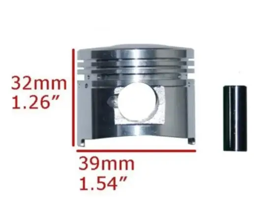 Piston scuter 4T 50cc GY6 39mm - imagine 2