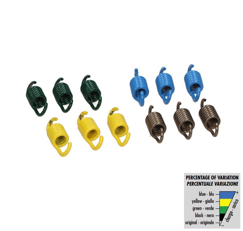Set arcuri ambreiaj (12 bucati) Polini – Aprilia - Benelli - CPI - Keeway - Malaguti - MBK - Yamaha (motorizare Minarelli) 2T 50cc
