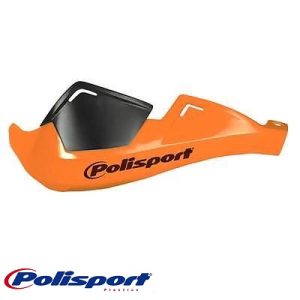 Set protectii maini (hand guard) enduro Polisport Evol Integ – culoare: portocaliu