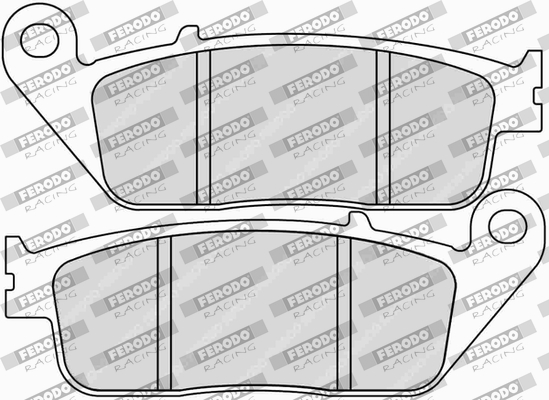 Lichidare: Plăcuțe de frână față/spate, destinație: drum-motocicletă/scutere mici, material: eco friction-EF, 102x102x8,3mm se potrivește: HONDA CB, CBR, CMX, NSS 125/300/500 2013-2019 - imagine 2