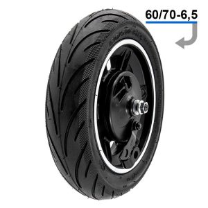 Jantă cu anvelopă 60/70-6,5 și frână cu tambur pentru trotineta electrică Smartgyro K2 | Motorevolution