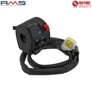 Comutator semnalizare + faza scurta-lunga (SX) (bloc lumini) Benelli 302S (19) - Leoncino 500 (18-23) - TRK 502 (17-19) - calitate OEM