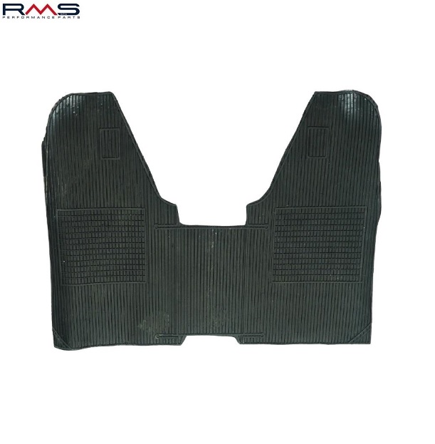 Covoras cauciuc picioare Piaggio Ape 50 (69-17) - Ape FL - FL2 - FL3 (89-99) - RST (99-03) - culoare: negru - set 2 bucati