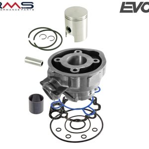 Set motor Aprilia RS - RX - Red Rose - Motorhispania - Peugeot XP6 - XR6 - Yamaha TZR (Minarelli AM6) D40.30mm LC 2T 50cc (EVOK)