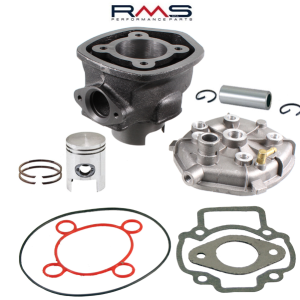 Set motor + chiulasa Aprilia SR R Factory - Gilera DNA - Runner - Piaggio NRG MC3 - Zip 2T LC 70cc D48mm bolt 12 (5 colturi) (RMS)