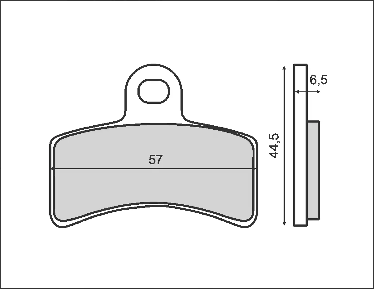 Set placute frana - Gas Gas EC Boy - TXT Boy - PamPera - TCT Rookie 50-321cc