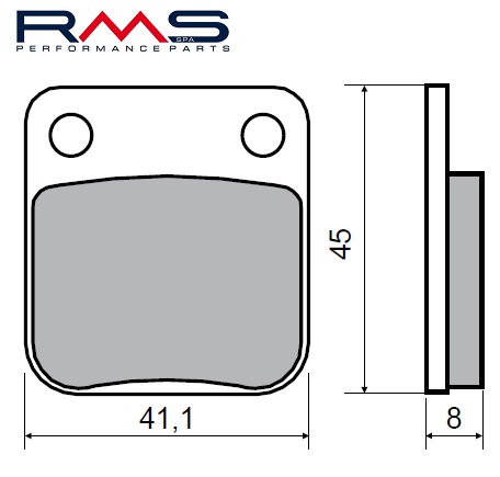 Set placute frana – Honda CRM 50cc – RS 125-250cc - Silver Wing 400-600cc – Husqvarna 125-250cc – Peugeot Vivacity 3 – Suzuki DR 125-250cc