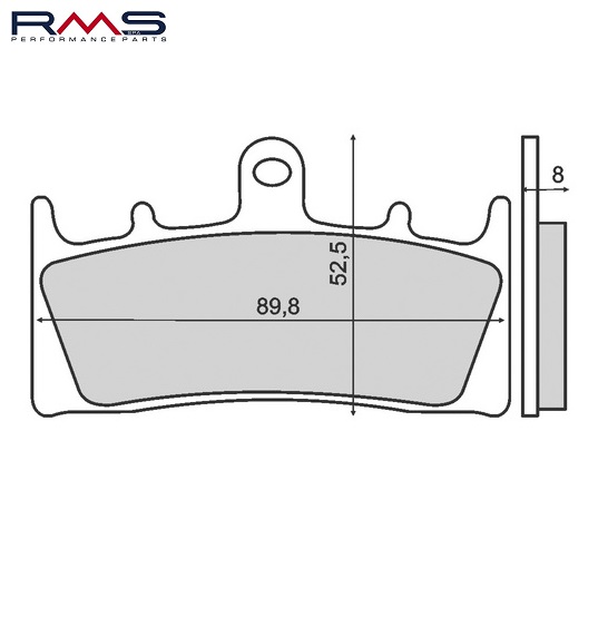 Lichidare: Set placute frana Kawasaki ZRX 400-1200 - ZX Ninja 600-1200 - ZR - ZRX 1100-1200 - Suzuki GS - GSF - GSX R Hayabusa 750-1300