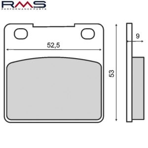Lichidare: Set placute frana Kawasaki ZX - ZXR Ninja - Suzuki GS - GSX - GSXR 250-1100cc - GSF Bandit - GSX R Hayabusa (RMS)