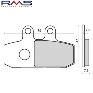 Lichidare: Set placute frana – Aprilia Atlantic 500cc (etrier dreapta)