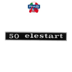 Sigla scris "50 Elestart" spate Vespa 50 Special Elestart (72-76) 2T AC 50cc