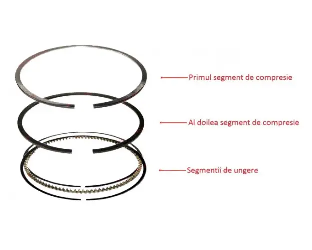 Segmenti scuter 4T 69mm LEONARDO / MAJESTY / LINHAI (1.0 x 1.0 x 2mm) - imagine 2