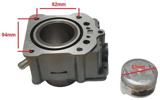 Set motor 4T 200cc ATV Viper (racire apa) - imagine 3