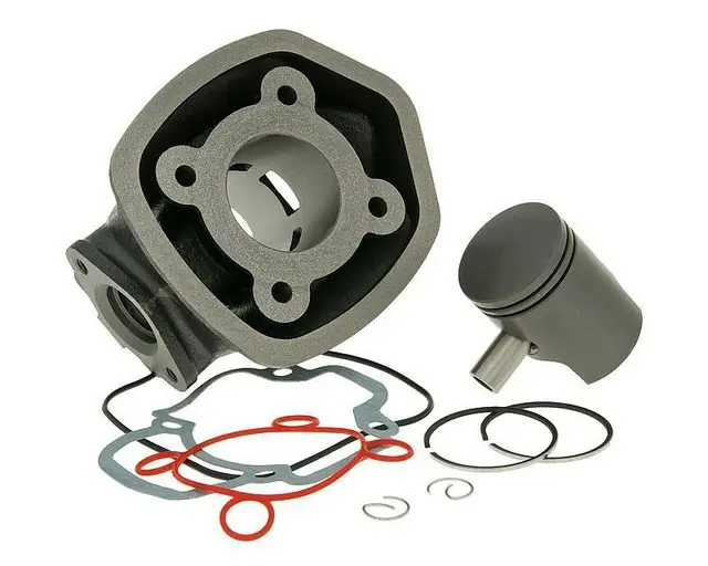 Set motor scuter 2T 50cc Piaggio (racire apa) - 5 colturi NRG MC3 - imagine 2