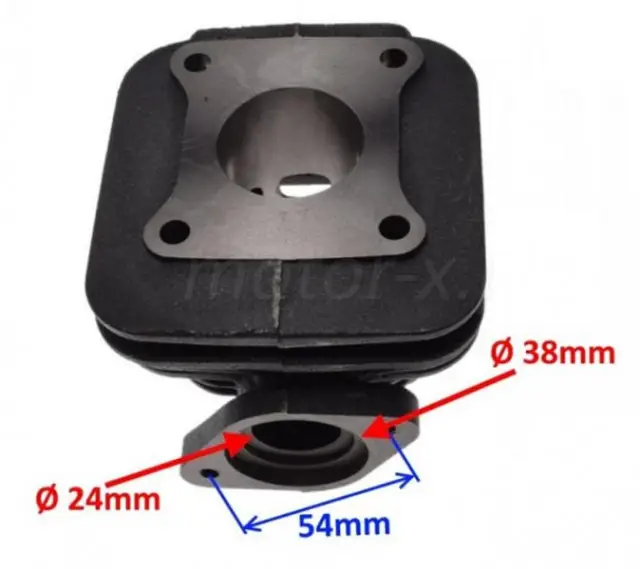 Set motor scuter 2T 80cc Kymco (cu muzicuta pe cilindru) AC - imagine 2