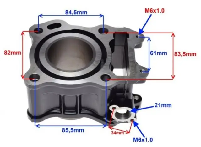 Set motor scuter Suzuki Burgman UH125cc (racire pe apa) 57,00 mm - imagine 3