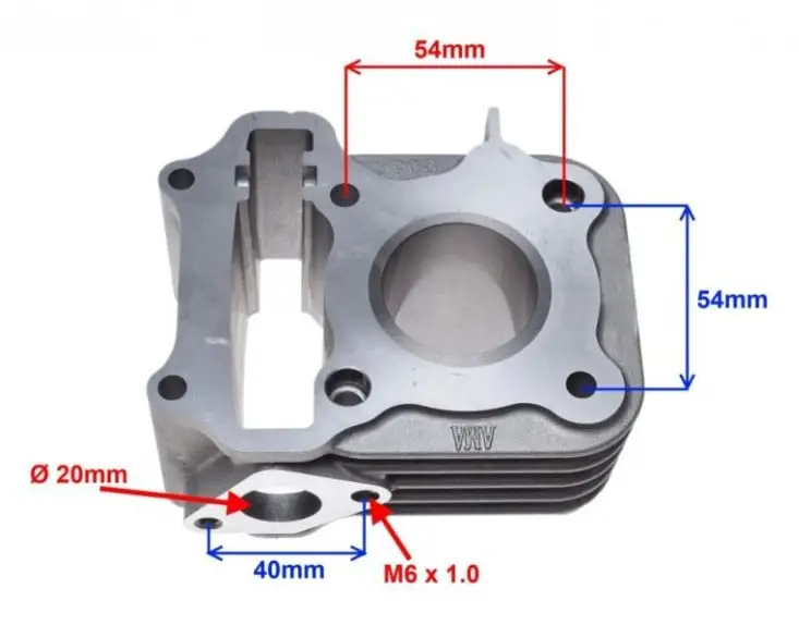 Set motor scuter SYM MIO 4T 50cc (37mm) - imagine 3