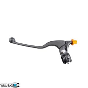 Maneta ambreiaj cu prindere ghidon neagra universala - ghidon cu diametru de 22 mm