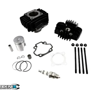 Set motor (kit cilindru) + chiulasa Yamaha PW (81-19) 2T AC 50cc D40.00 bolt 10