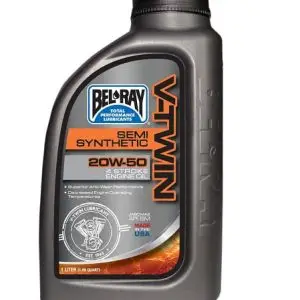 Ulei Bel-Ray V-TWIN Semi Synthetic 20W-50 1L(pentru motoare 4T)
