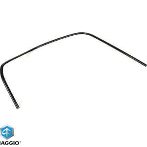 Ornament cromat carena fata dreapta original Vespa GT-GTS-GTV - GTV Sei Giorni 4T LC 125-200-250-300cc - culoare: negru