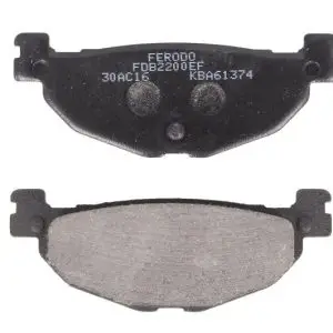 Lichidare: PLACUTE FRANA FDB2200EF eco friction-EF, 100,1x100,1x12mm fits: YAMAHA YP 400 2005-2007
