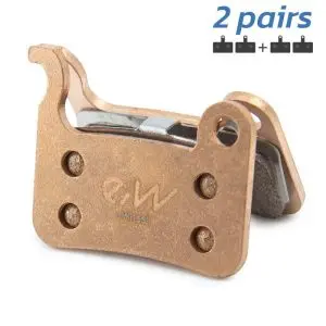 Placute de frana RS001-S sinterizate pentru etriere Xtech [Ewheel] - 2 buc