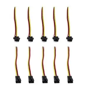 Conector trotineta electrica cu cablu 22AWG SM tată și mamă – pachet de 5 perechi 3 pini pentru semnal (sala, Acceleratie, frane,...)