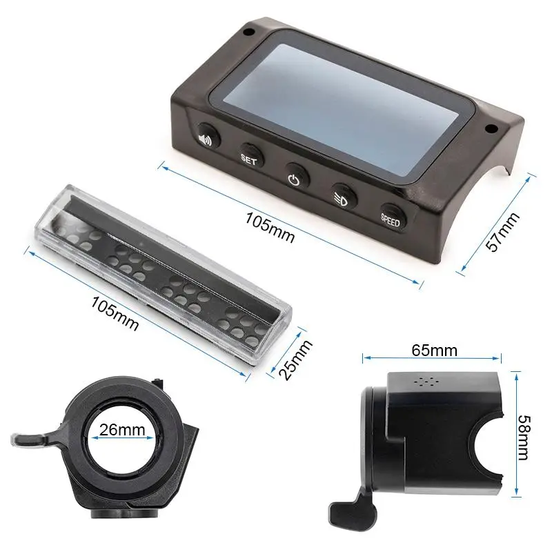 Carcasă display ecran + set Accelerație și frână pentru KUGOO, eWheel | Motorevolution - imagine 6