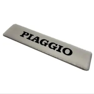 Emblema scris gumata (3D) „Piaggio” originala moped Piaggio Ciao Mix (98-04) - Si Mix (99) 2T AC 50cc